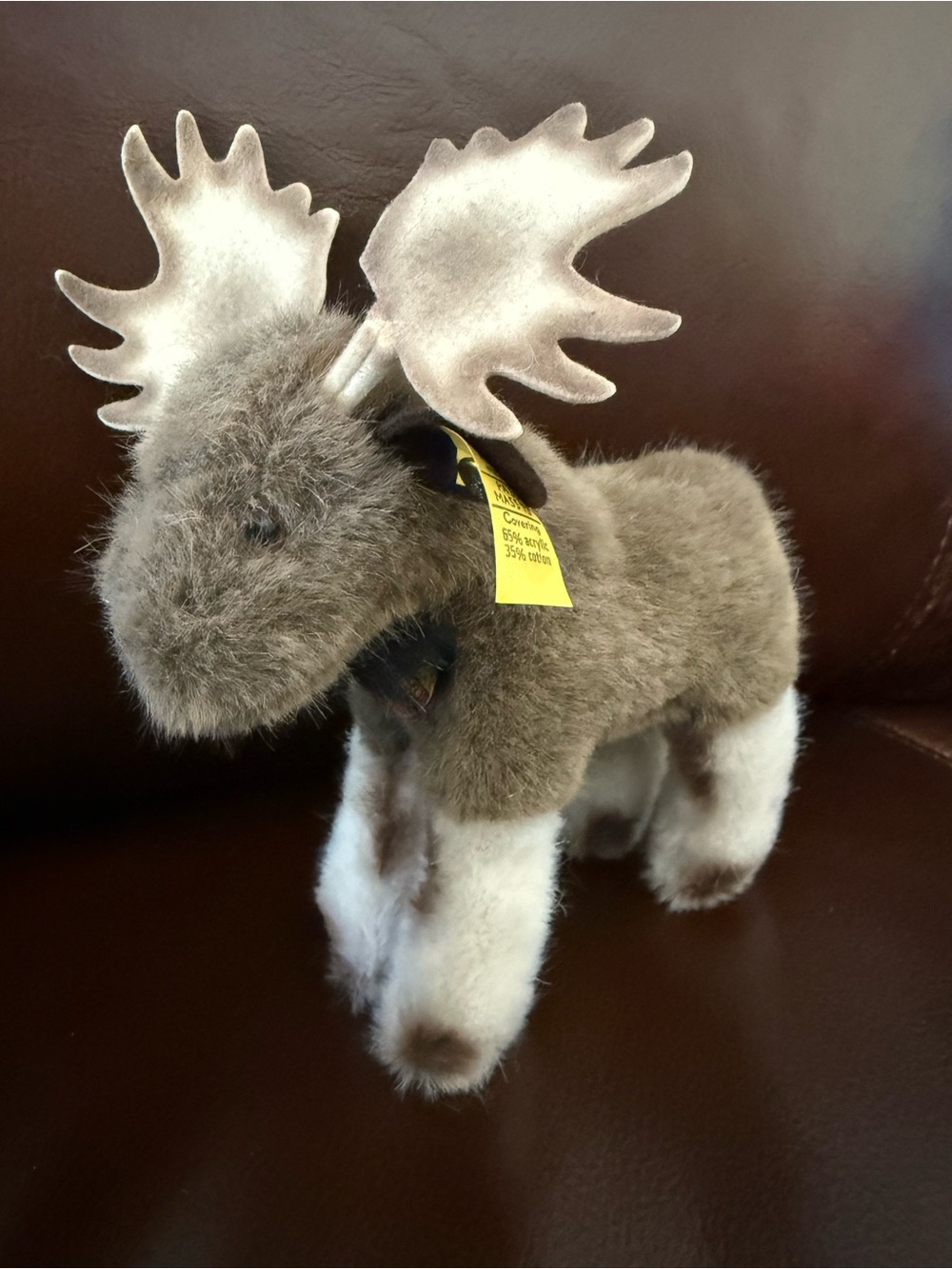 Steiff Mosy Moose 1457/14 6” by 6” rare all tags attached